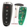 thumbnail image 4 of Car Smart Prox Remote Key Fob for Ford Explorer Focus Edge Flex C-Max Taurus 11-19 ID46 PCF7953 M3N5WY8609 315Mhz(FO38), 4 of 5
