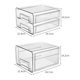 thumbnail image 5 of Almacenamiento plástico de la fruta vegetal con el refrigerador del escurridor, capa doble Afortunado Sencillez, 5 of 5