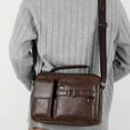 thumbnail image 3 of NWOKYZGH Messenger Bag for Men Leather Laptop Bags Work Computer Briefcase Vintage Mens Satchel Shoulder Bag for Work, office, Business, Travel, 3 of 6