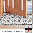 thumbnail image 3 of Schnauzer Dog and Footprints Door Rugs,Washable Non Slip Door Mats Indoor,Decorative Door Mats,Entry Mat Indoor for Entrance,Bedroom,Kitchen,Bathroom,30"x17", 3 of 6