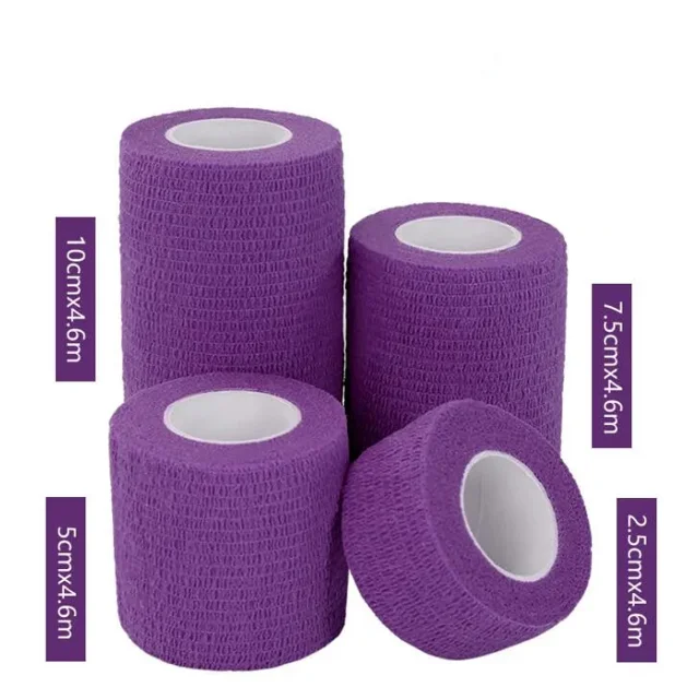 1PC Self-adhesive Elastic Bandage Elastoplast Sports Wrap Tape Sports Protector For Knee Finger Ankle Palm First Aid Kit