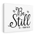 thumbnail image 4 of Scripture Walls Psalm 46:10 Be Still Plain Hearts Bible Verse Canvas Christian Wall Art Ready to Hang Unframed, 4 of 12