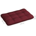 thumbnail image 4 of vidaXL Coussins de Canapé Palette 7 Pcs Rouge Vin, 4 of 5