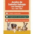 thumbnail image 2 of Aceite de Salmon - Omega 3 para Perros y Gatos Suplemento Natural de Pescado - 200 ml - Salud Cardiovascular, 2 of 7