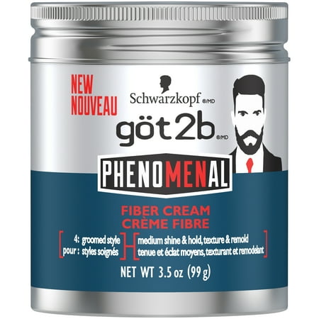 Got2b PhenoMENal Fiber Hair Cream, 3.5 Ounce (Best Ingrown Hair Cream Australia)