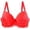 C135/Red, variant on XIYON Womens Bras Women Lace Shaping Cup Adjustable Shoulder Strap Large Size Underwire Bra Classic