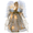 Gold, variant on Moving Angel Tree Topper with Lights, 12’’ in Pink Cloth, Separately Controlled Flapping Wings and Bright LEDs, 6 On / 18 Off Hours Cycle