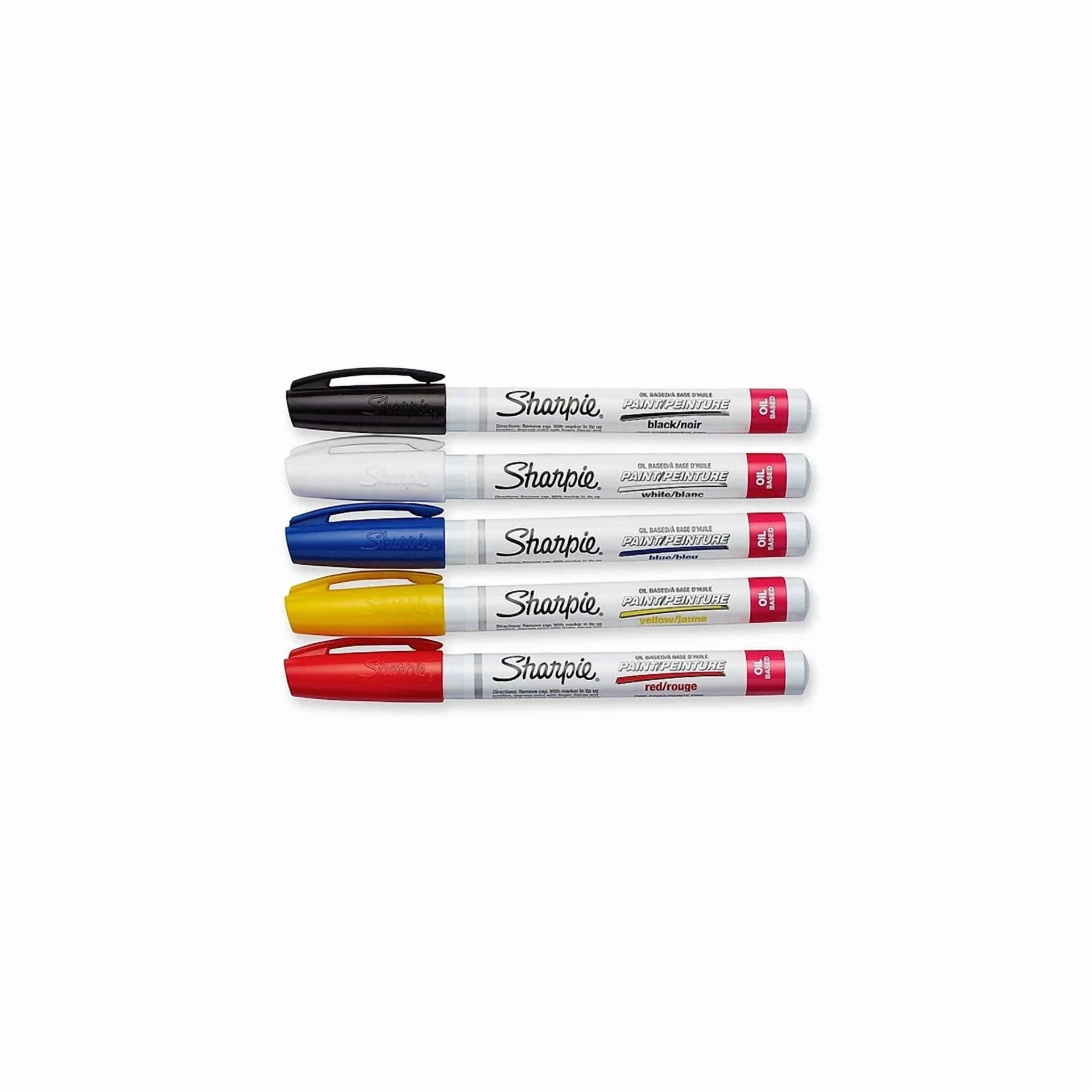 CRESTIN- Paint Markers Sharpie Fine Oil-Based Nontoxic 5/Pk Ast 37371Pp