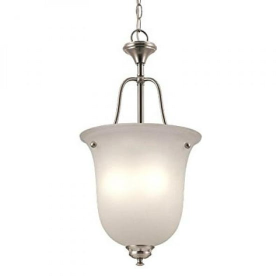 Project Source Fallsbrook 12 In W Brushed Nickel Pendant Light With