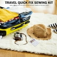 thumbnail image 6 of 14 Boxes Mini Quick Fix Sewing Kit Easy Pre Threaded Needle Basic Personal Plastic Holder, 6 of 7