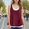 thumbnail image 2 of fatyb Girls Casual Tank Tops Sleeveless Flowy Tops Round Neck Casual Shirts Kids Blouses for 5-14 Years, 2 of 6