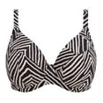 thumbnail image 3 of Elomi Fiji Falls Underwire Plunge Bikini Top (ES802602),38F,Black, 3 of 5