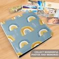 thumbnail image 4 of FORMRS 3 Ring Photo Album 4"x6" Self Adhesive Large Capacity PU Leather Cover, Light Blue Rainbow, 4 of 8
