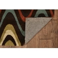 thumbnail image 3 of Trio Mouzi Brown Area Rug 8x10 Transitional Contemporary Design, 3 of 6