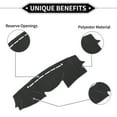 thumbnail image 3 of Cubierta del tablero compatible con Hyundai VeraCruz 2007-2012, alfombrilla de tablero frontal de poliéster y silicona gris antideslizante, 3 of 6