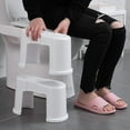 thumbnail image 4 of Tabouret de Toilette 2 Pcs - pour Estomacs Lents - Squatty Potty Blanc, 4 of 4