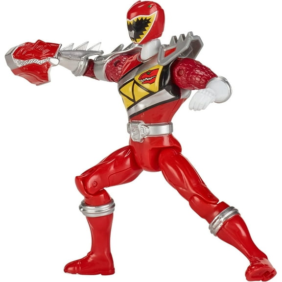 Power Rangers Dino Super Charge - 5" Dino Steel Red Ranger Action Figure