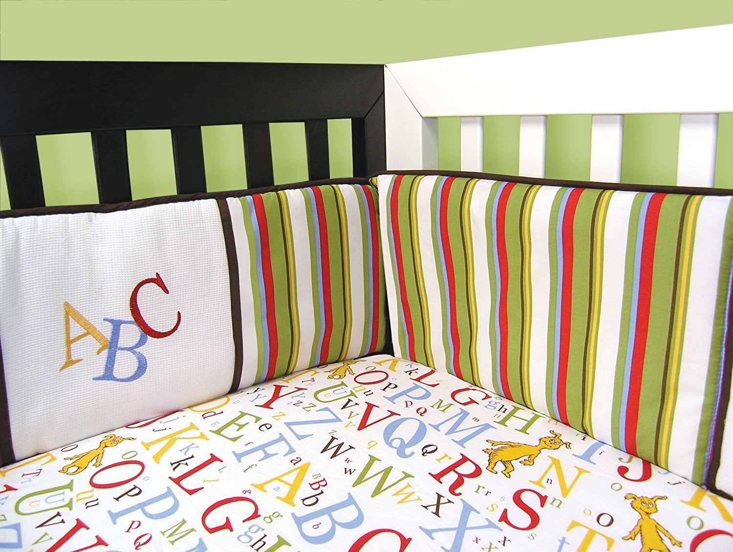 dr seuss crib bumper