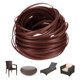 thumbnail image 1 of Uxcell Kit de Reparación de Mimbre de 1 Paquete, Suministros de Reemplazo de Ratán Plano de 5mm x 66ft/20m para Reparación de Muebles de Patio [Marrón], 1 of 7