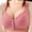 A1_Pink, variant on Bras for Older Women Front Closure Plus Size Comfy Breathable Full Support Bra with Support and Lift Floral Printed No Underwire Bras V Neck Adjustable Strap Support Bralette Beige Xl