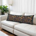 thumbnail image 2 of Boho Flowers Body Pillow Covers 20"x54", Spring Abstract Watercolor Floral Leaf Soft Brushed Microfiber Breathable Throw Pillow Covers, Decorative Pillowcase with Zipper for Couch Sofa Bedroom, 2 of 9