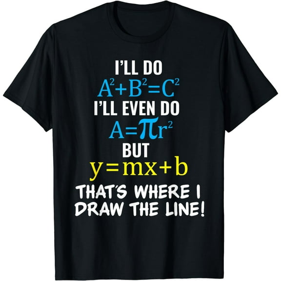 Basic Math Pun T Shirt Meme for Youth Teen Girls & Boys T-Shirt