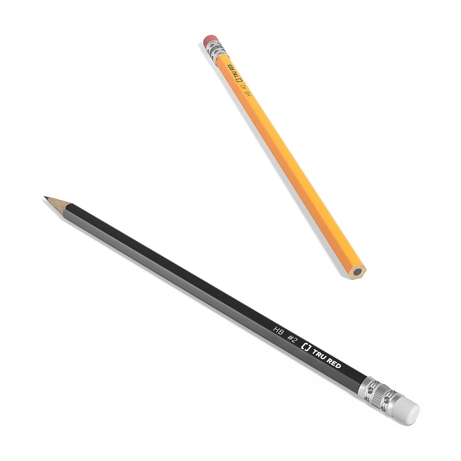 Staples TRU RED Wooden Pencil 2.2mm #2 Medium Lead 216/Carton TR58565VS