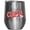 Silver, variant on Not Today Cupid, Anti Valentines Day Art Merch Gift, White 12oz Wine Tumbler