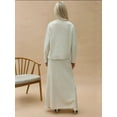 thumbnail image 3 of Textured Sweater & Flared Skirt Knit Co-Ord Set, 3 of 6