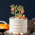 thumbnail image 3 of Hello Fall Cake Topper, Harvest Cake Topper, Thanksgiving Cake r, Fall Party ration Supplies, 3 of 5