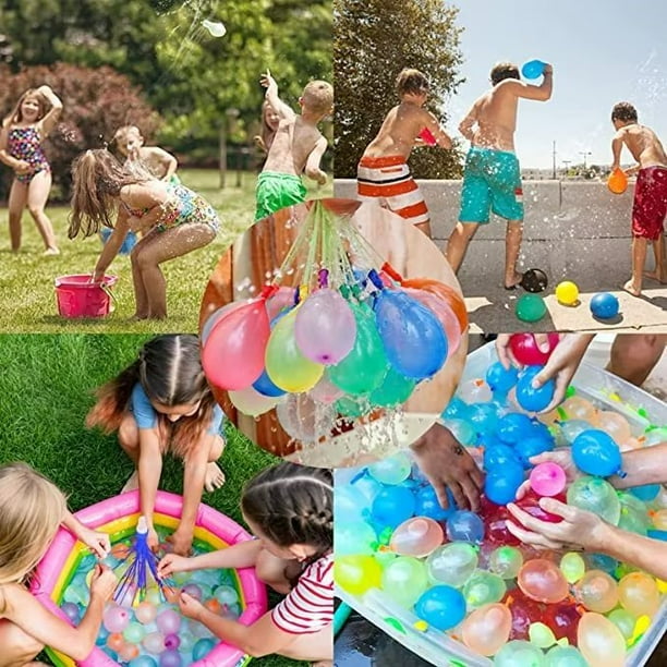 Globos De Agua Reutilizables De Silicona - 15 Unidades - Se Llenan Solos En Segundos - Ideal Para Piscina