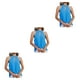 thumbnail image 4 of Blusa Sin Mangas Sonducket Mujer Cuello Anudado Azul S 3piezas, 4 of 6