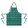 thumbnail image 2 of Green Christmas Tree and Snow Apron-Garden Aprons for Women with Pockets-Cotton Linen Waterproof Kitchen Cooking Gardening Aprons Adjustable for Kitchen,Cooking,BBQ and Salon 32"x27", 2 of 7