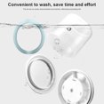 thumbnail image 3 of MesaSe Grain Dispenser Container Snap-button Sealed Food Storage Tank Stackable Clear Plastic Box Kitchen Cereal Can, 3 of 10