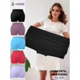 thumbnail image 1 of 5 Pack Plus Size Seamless Mid-Rise Panties Multicolor-4 Comfortable, 1 of 5
