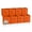 Orange, variant on Sorbus Set of 8 Collapsible 13 Inch Fabric Storage Cube Bins for Closet, Shelves, Clothes, Toys, Books, Beige
