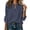 Navy, variant on Tqcoqu Women's Polka Dot Stand Collar Half Placket Blouse Long Sleeve Loose Casual Office Long Shirt