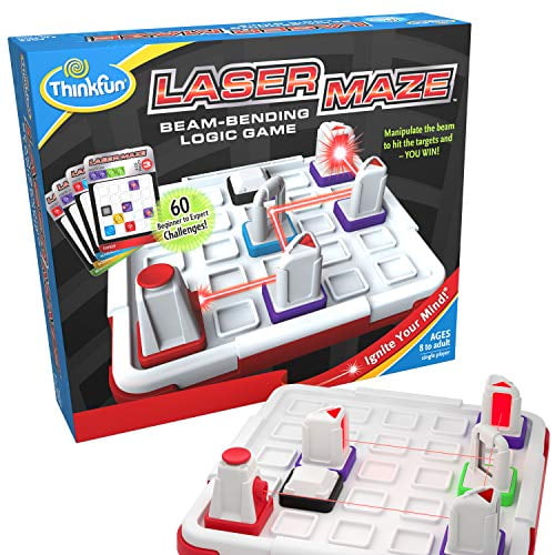 ThinkFun Laser Maze (class 1) Logic game and STEM Toy for Boys and girls Age 8 and Up Award Winning game for Kids