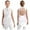 Ivory, variant on iixpin Kids Girls Rhinestone Applique Sleeveless Figure Ice Skating Dress Modern Lyrical Ballet Dance Outfits Light Blue 10