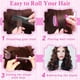 thumbnail image 3 of Rizadores De Pelo ANGGREK Rulos de Pelo Rosados Reutilizables, 3 of 8