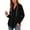 Black, variant on Hoodie Hzzrkos Women's V-neck Hooded Sweatshirt Long Sleeved Drawstring Hooded Pullover Casual Loose Fall And Winter Curved Hem Sweatshirt Beige L