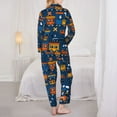 thumbnail image 5 of Disketp Pajamas Set Long Sleeve Sleepwear Womens Button Down Nightwear Pj Sets-Funny Steam Train, 5 of 9