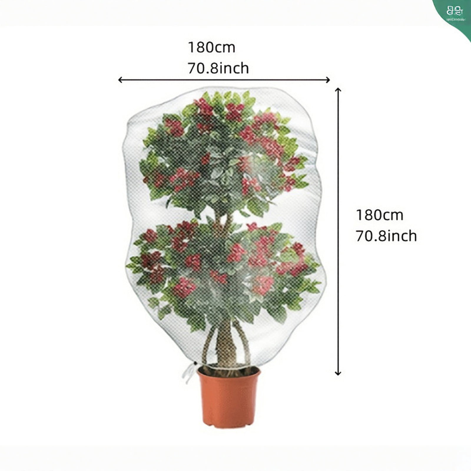 Fruit Tree Netting Cover with Zipper & Drawstring,Insect Bird Barrier Netting for Garden,Fine Mesh Garden Netting