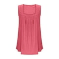 thumbnail image 6 of JIUKE Womens Tank Tops Plus Size Summer Sleeveless Tunic Tops Square Neck Camisole Shirts S-5XL, 6 of 6