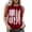 Red, variant on JFGHDG Tank Top Women Boho American Flag Tank Tops American Flag Crop Tank Tops American Flag Graphic Sleeveless Tank Tops Novelty Funny Tank Tops Distressed Racerback Vest Tops Army Green L