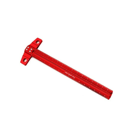 

T Type Woodworking Scriber Ruler 16in/24in Architect Ruler Square Drafting Ruler Aluminum Alloy Ruler for Carpenter