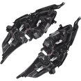 thumbnail image 5 of EPOTOOR A Pair Driver Left + Passenger Right Side Front Headlights Lights Lamps Assembly Headlights Headlamps Replacement for 2013 2014 2015 Chevy Malibu Black, 5 of 7