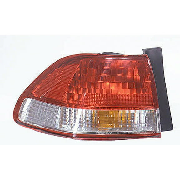 KAI New Economy Replacement Driver Side Outer Tail Light Assembly, Fits 2001-2002 Honda Accord Sedan