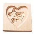 thumbnail image 1 of CSChome Wooden Cookie Mold Wooden 3D Cookie Mould Set Food Grade Baking Tools, 1 of 7
