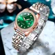 thumbnail image 5 of Reloj Acero Inoxidable Brillantes Esfera Fechador Cx Color de la correa Oro Rosado Plata, 5 of 5